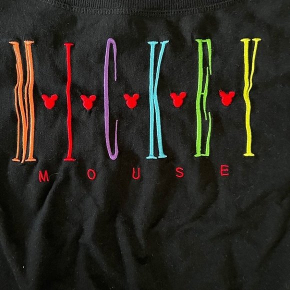 Disney Parks Mickey Mouse embroidered long sleeve tee - Picture 3 of 9